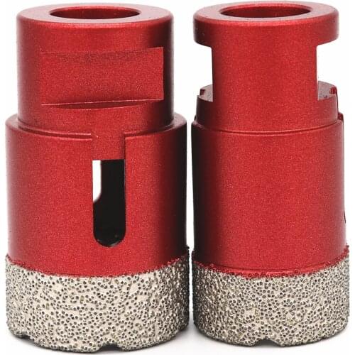 Vacuum Brazed For Stone Porcelain Granite Tile Glass Ceramics Marble Brazed Cut 20mm-68mm Dry Diamond Core Drill Bits Hole Saw