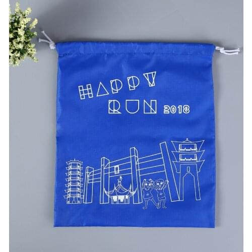 100pcs 210d polyester jewelry drawstring jewelry bag pouch custom polyester cloth laundry bag