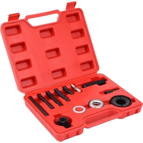 12PCS Automotive Power Steering Pump Pulley Puller Installer Remomal Tool