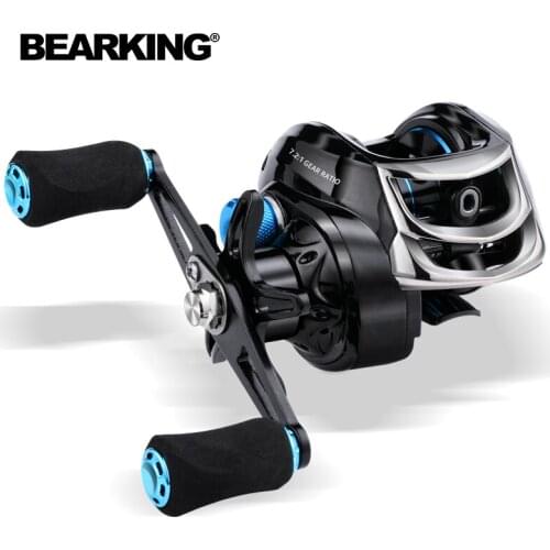 BEARKING Baitcasting Reel 8KG Max Drag 7.2:1 High Speed Fishing Reel Reinforced Reel Drag Reel Carp Drag Reel Fishing