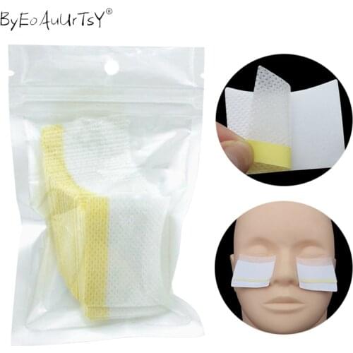 Lint-Free Paper Cotton Wipes 40pcs/pack Eyelash Glue Remover Wipe Clean Cotton Pad Sheet Nails Art Cleanin Cleaner Pads