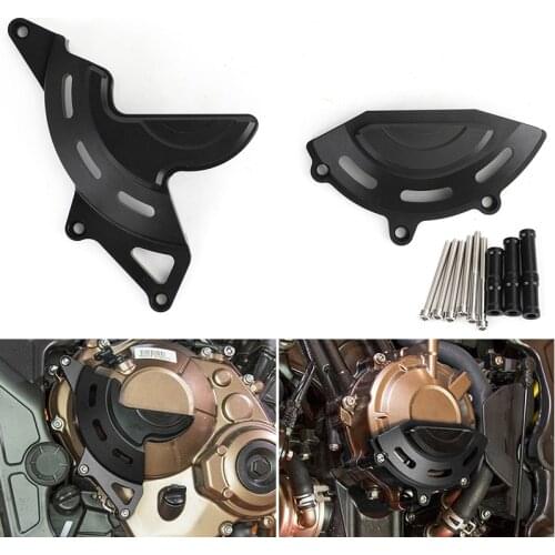 Artudatech Engine Alternator Clutch Cover Guard Crash Pad Fit for Honda CB650R CB 650 R 2019 2020 Accessories