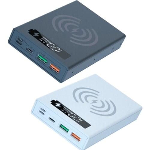 Welding Free 5x18650 Battery Charger Case 18650 Power Bank Box Support QC3.0 Quick&Wireless Charging Battery Storage Box Shell