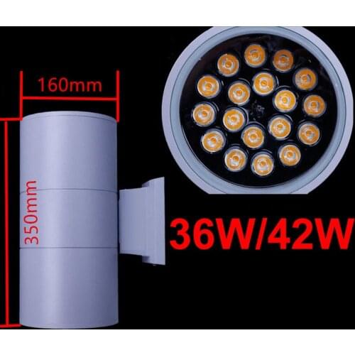 36W/42W/48W/60W/80WDouble LED wall Light wall lamp up and down light LED stair light wall mounted outdoor hotel white/warm white