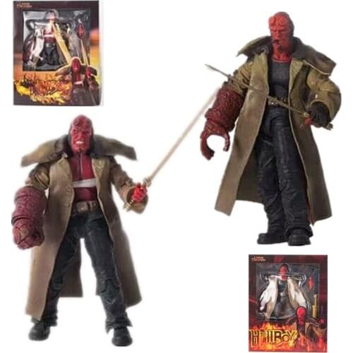 15cm Hellboy Movable 2nd Generation C Model PVC Action Figure Collectible Model Toy