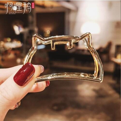 Cute hollow out cat hair claws hair clips hedwear hair accessories