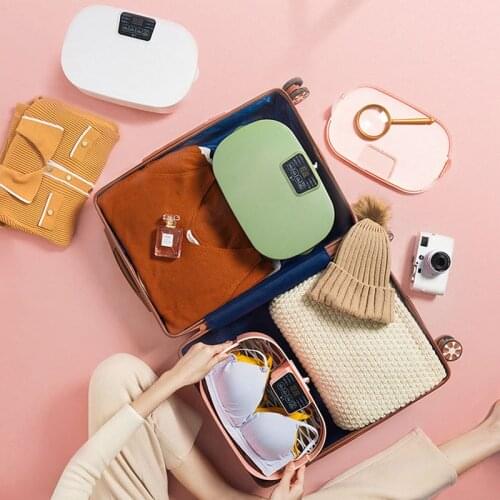 220V Mini Clothes dryer Underwear Dryer Box Smart Disinfection Machine Portable Electric Heater Drying Machine UV Sterilization