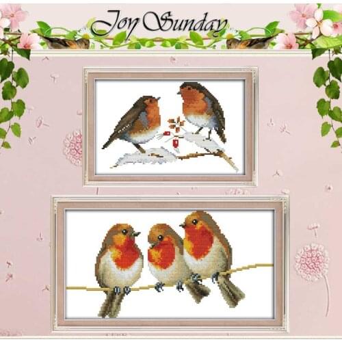 Little birds counted Cross Stitch 11CT 14CT Cross Stitch Set Wholesale DIY nimals Cross-stitch Kit Embroidery Needlework