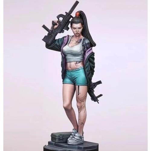 1/24 Resin Figure Model kits GIRL Figures Unassambled Unpainted S166