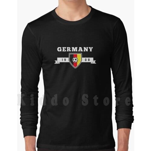 Germany Football Fan Hoodie Long Sleeve Germany Deutschland Football Calcio Soccer Player Nationalelf
