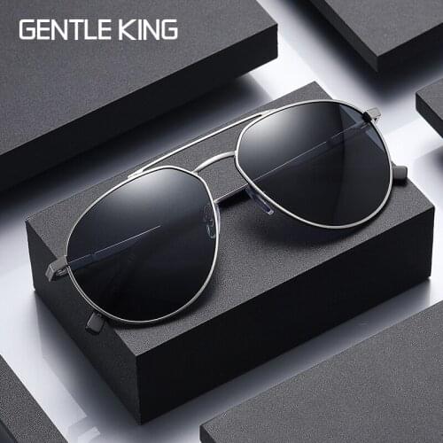 GENTLE KING New Luxury Polarized Sunglasses Mens Driving Shades Male Sun Glasses Vintage Travel Fishing Classic Sun Glasses