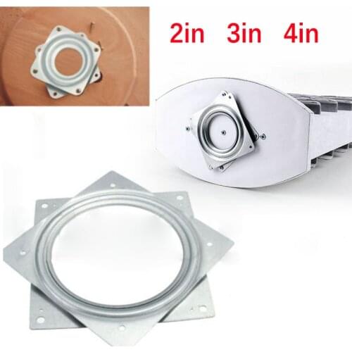 New Heavy Duty Metal Bearing Rotating Swivel Turntable Plate Desk Table Nomination Dowel Drywall Taping Hardware Tool Wholesale