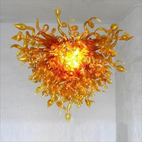 Wholesale Wedding Design Hand Blown Glass Chandelier Big Sale Chihuly Style Chandelier