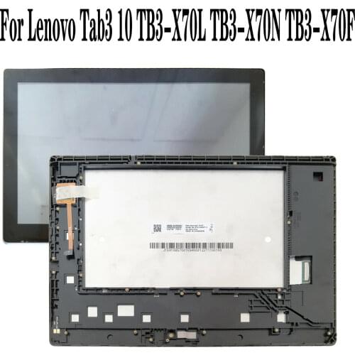 Original For Lenovo Tab3 10 TB3-X70L TB3-X70N TB3-X70F LCD Display Touch Screen