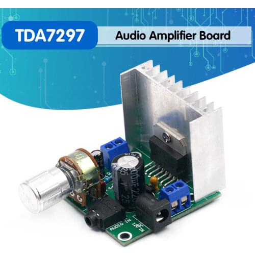 TDA7297 Audio Amplifier Board Module Dual-Channel Parts For DIY Kit Dual-Channel 15W+15W Digital Amplifier
