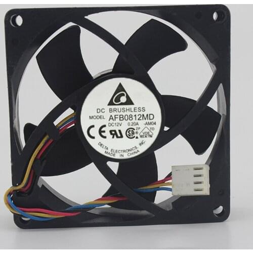 Genuine AFB0812MD 8020 12V 0.20A 8CM / cm silent chassis cooling fan