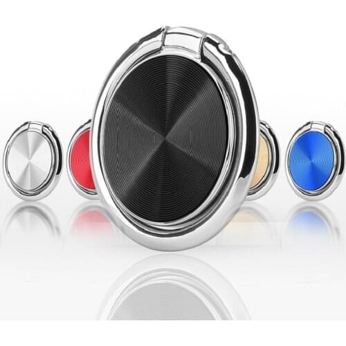 Portable 360°+180° Rotatable Thin Magnet Metal Finger Ring Phone Holder Can Be Used With Car Phone Ring Holder Accessories