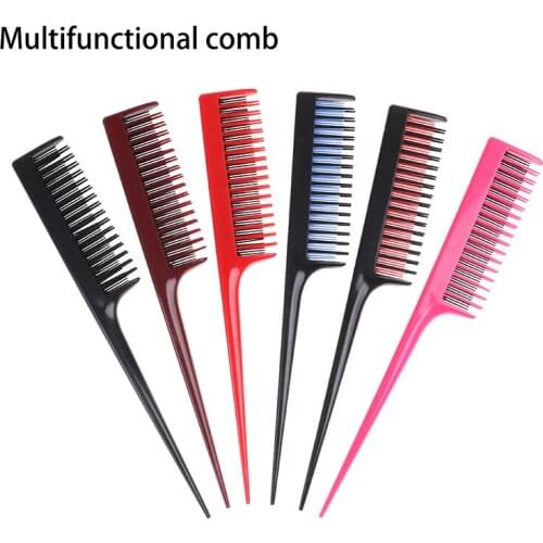 New Arrival 1Pc Hair Salon Barber Haircut Dyeing Pointed Tail Comb Hairdressing Styling