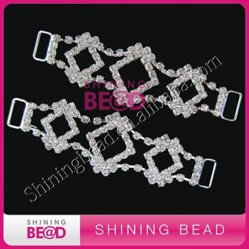 Sparkling gem rhinestone bikini connector for sale,free shipping,fashion design crystal rhinestone connector for bikini