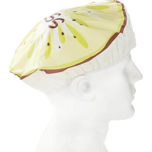 Cute Cartoon Shower Cap Women Hat For Baths And Saunas Lace With Elastic Band Spa Cap For Women And Children Protective Cap