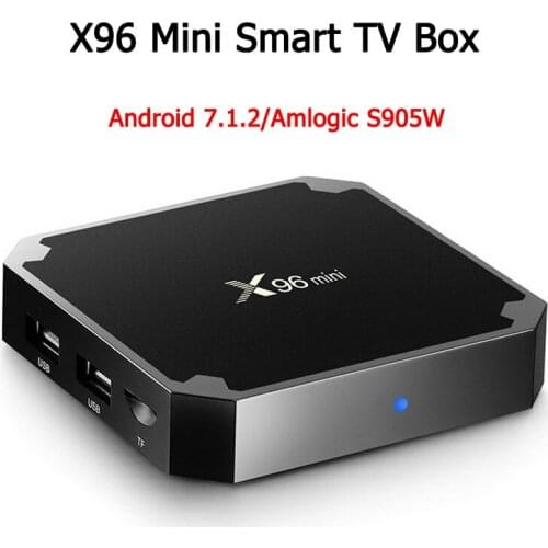 X96 mini Android 7.1 Amlogic S905W Quad Core TV BOX 2GB 16GB 1GB 8GB Suppot H.265 UHD 4K 2.4GHz WiFi Set-top box