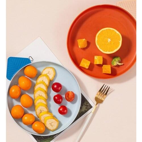 Storage Tray Easy Clean Convenient Plastic Shockproof Fruit Food Plate for Indoor