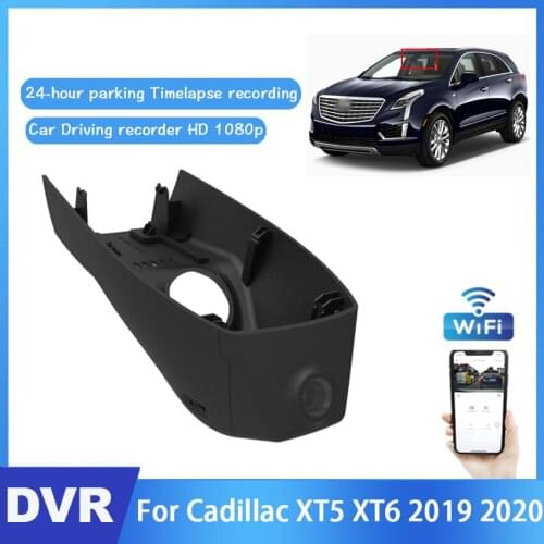 Car Driving Video Recorder DVR Control APP Wifi Camera For Cadillac XT5 XT6 2019 2020 Night vision HD 1080P Registrator Dash Cam