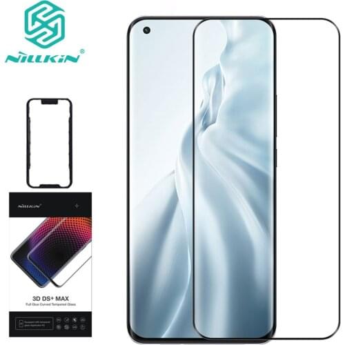 For Xiaomi Mi 11 Tempered Glass Nillkin DS+MAX Anti-Explosion Screen Protector For Xiaomi Mi 11 3D Glass Film