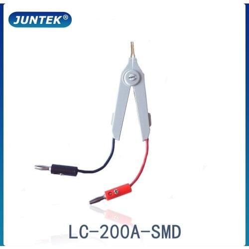 JUNTEK LC-200A-SMD Component Testing Chip Capacitor Test Clip Kelvint