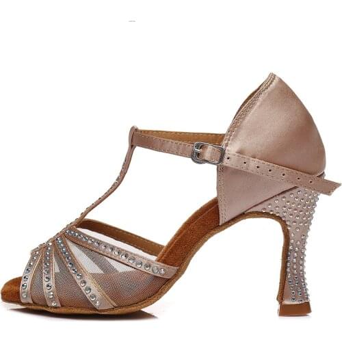 Dance Shoes For Girls Latin Dance Shoes Woman Salsa Shoes Dance Sneakers Ballroom Shoes High Heel IDancing