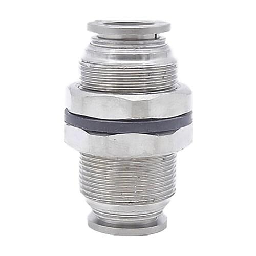 Accessories--One-Touch Fittings Metal one-touch fittings Metal bulkhead connector BPM10 BPM12