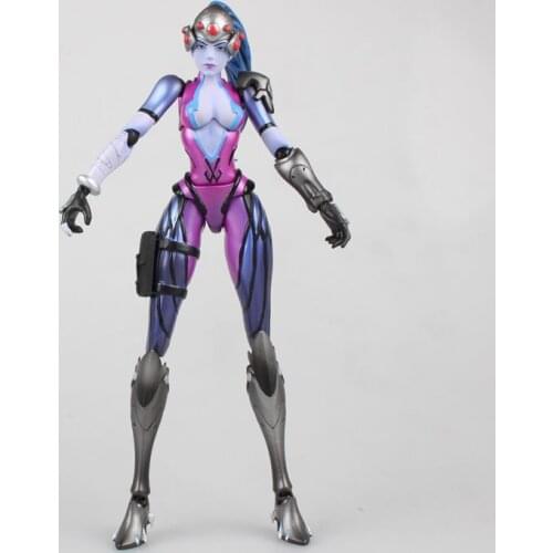 Anime Game Emily Lakva Deadly Black Widow Female Widowmaker Boxed Mobile Figure Anime game sexy girl