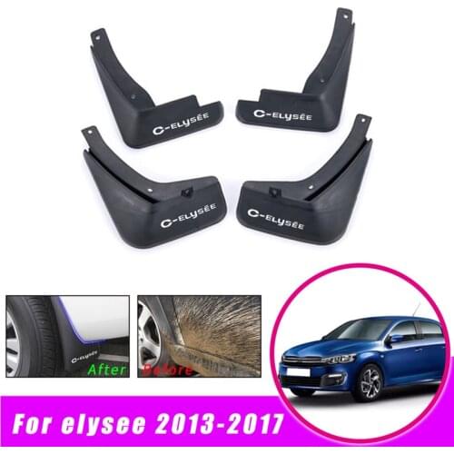 Car Mud Guards For Citroen C-Elysee/Elysee 2013 2014 2015 2016 2017 Mud Flaps Fender Splash Guards Mud Flap Car Accessories 4Pcs