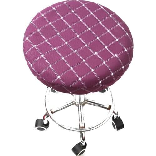 Bar lift round stool cover round cushion set fabric home round stool cover beauty salon lift bar chair cover