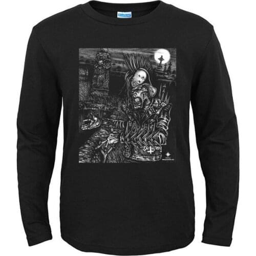 8 designs Darkthrone Rock shirt 3D fitness Hardrock heavy Dark Metal Punk Cotton Streetwear long full sleeves black tee