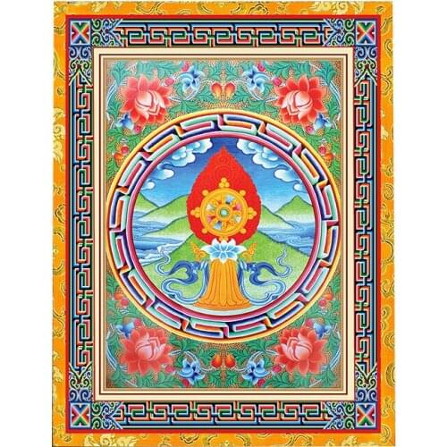 Wall decoration Blanket Tibet Wall carpet flower printing mural wall hanging fabrics tapestry