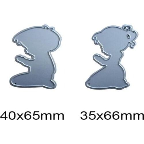 Girl and boy Baby Metal Cutting Dies For Scrapbooking Stencils DIY Album Cards Decor Embossing Folder Die Cutter Tools Craft