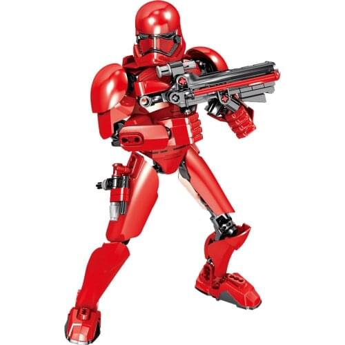 Star Boba Fett Action Figure Assemble Figure Wars Darth Maul Sandtrooper Stormtrooper Darth Vader Chewbacca Gift Toy For Kids