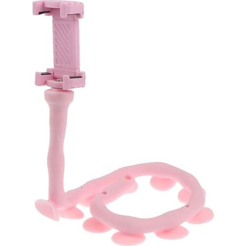 New Cute Caterpillar Lazy Bracket Mobile Phone Holder Worm Flexible Phone Suction Cup Stand For Home Wall Desktop Bicycle