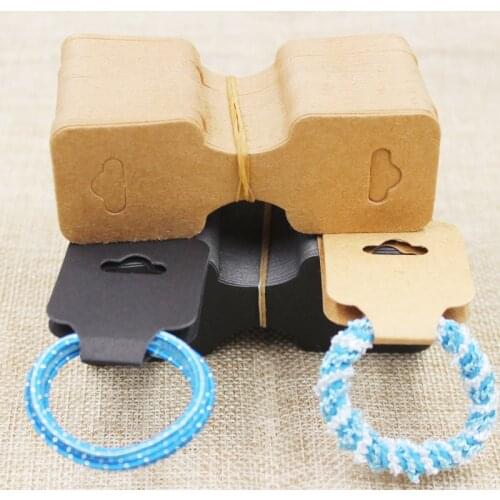 2017 Necklace Card Kraft /Black /White 90X34mm DIY Bracelet Display Card Hair Clip Card