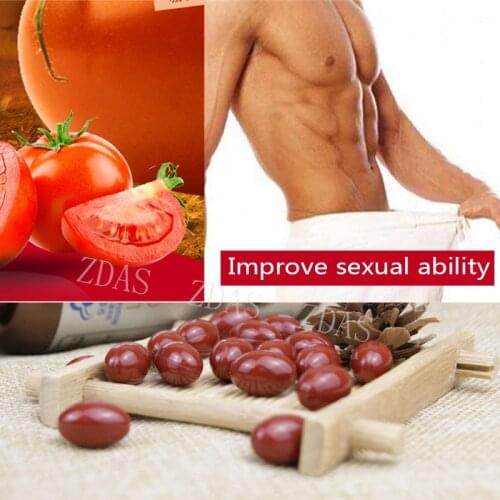 Lycopene Cure Prostatitis Capsules,Improve Sexual Function and Increase Erection Improve Sperm Vitality & Strong Muscle 60 Pill