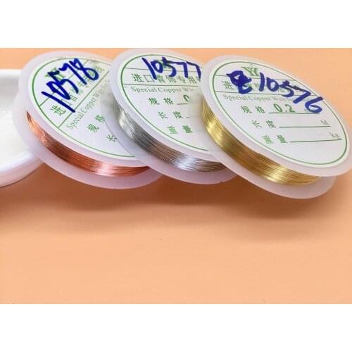 2 pcs Copper wire fit DIY Handmade charms Jewelry Makeing earring necklace bracelet accessories souvenir