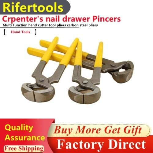 Multi Size Hand Cutting Tools Nailextractor Carbon Steel Carpenters Pincers For Woodworking Pull Out Nails Drawer Durable