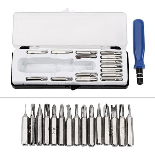 Magnetic Tip 16 in 1 Screwdriver Set Opening Tools Precision Screw Driver Mobile Phone Repair Tool Set Hand Tools