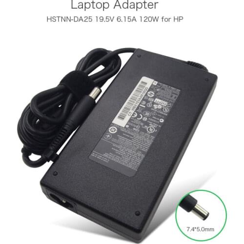 New Gneuine 19.5V 6.15A 120W 7.4*5.0mm Power Adapter for HP HSTNN-DA25 ADP-120MH B 644699-003 645156-001 Laptop AC DC Charger