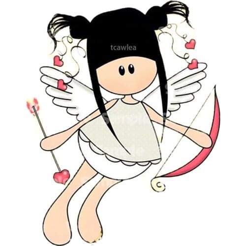 New Cupid Angel Girl Metal Cutting Dies Human Doll Stencil For DIY Craft Scrapbooking Cards Decorative