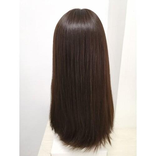 Tsingtaowigs , Customized European virgin hair , unprocess hair jewish wigs natural color6 straight hair wigs free shipping