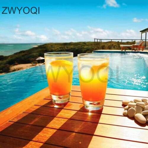 Full Round Diamond mosaic Orange juice pool DIY3D Diamond painting Full Square Diamond embroidery Cross stitch Orange juice pool