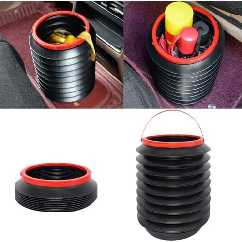 Portable Outdoor Fishing Car Trash Can Dustbin Telescopic Plastic Water Bucket 2019