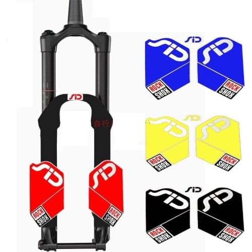 SID RockShox Mountain Bike Fork Stickers for MTB DIY Fluorescent Race Decals